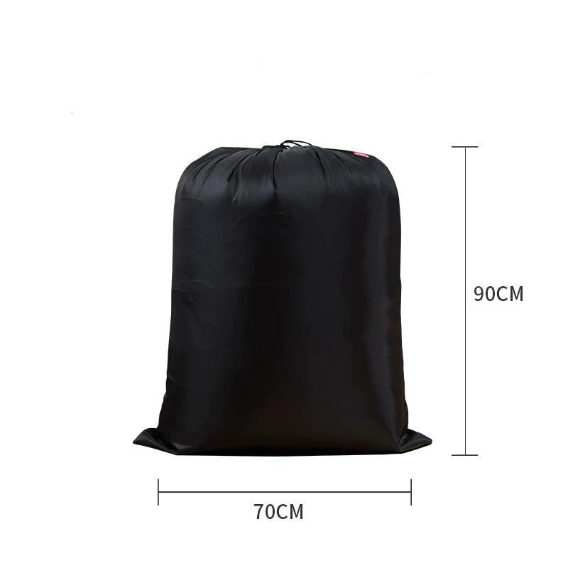 Minimalist Oxford Cloth Black Drawstring Laundry Bag - ULT Gear