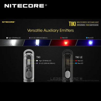 NiteCore Tiki LE 300 Lumen Keychain Light - ULT Gear
