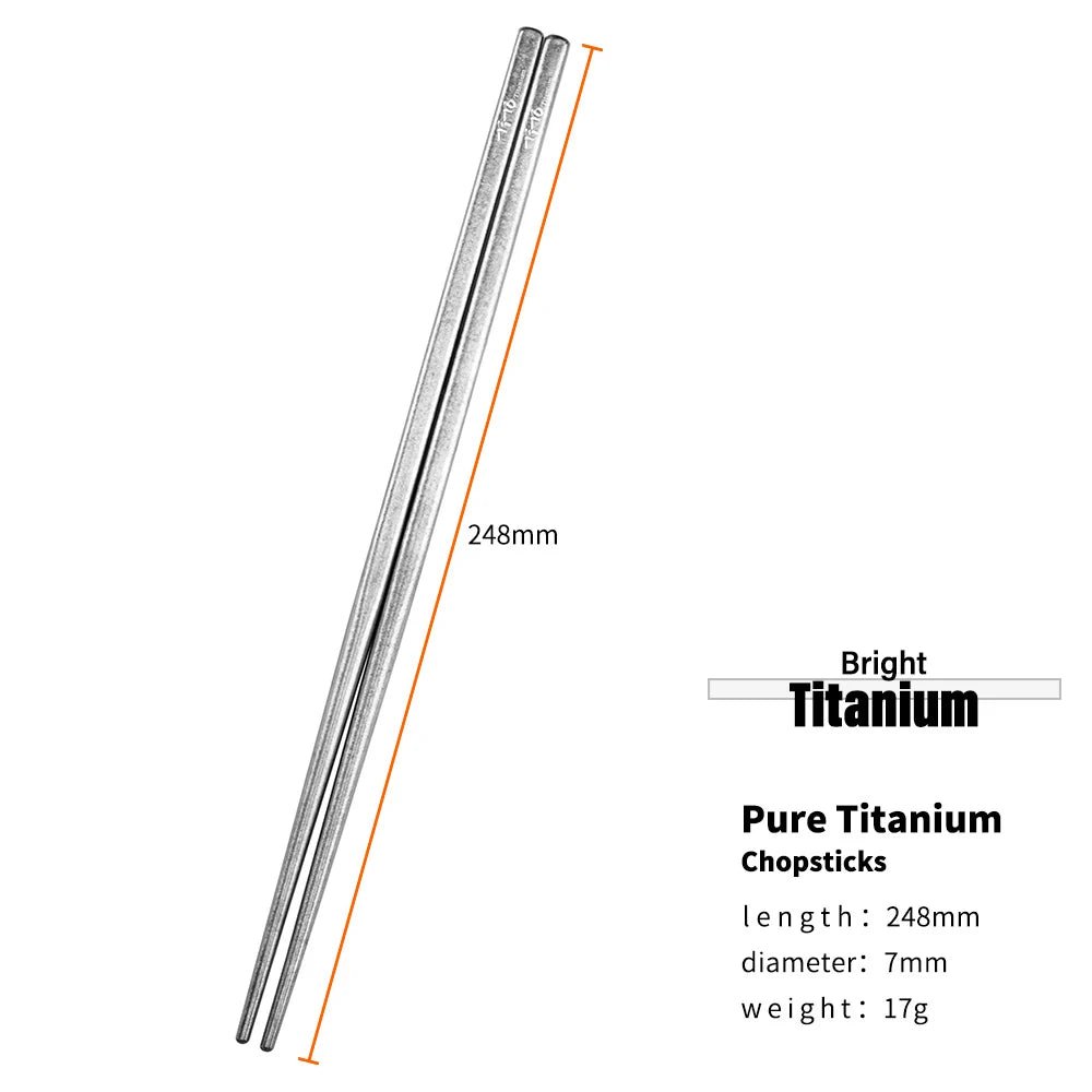 TiTo Ultralight Titanium Chopsticks - ULT Gear