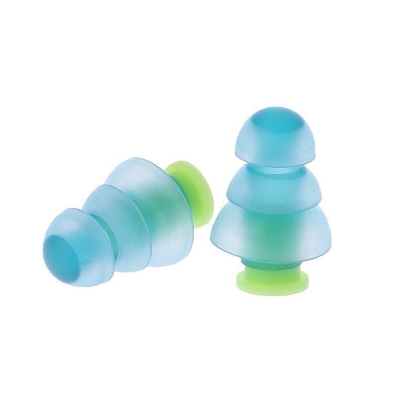 Silicone Sleeping Ear Plugs, 2-3 Layer Noise Reduction Design - ULT Gear