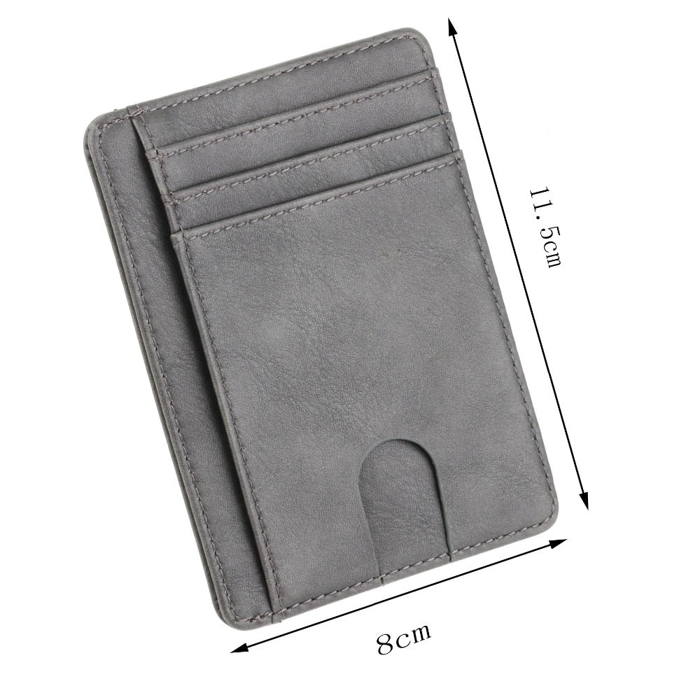 Slim Profile RFID Blocking Leather Wallet and Card Holder - ULT Gear