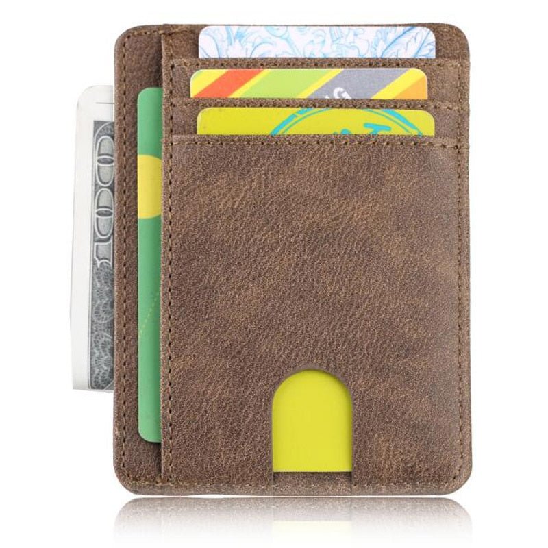 Slim Profile RFID Blocking Leather Wallet and Card Holder - ULT Gear