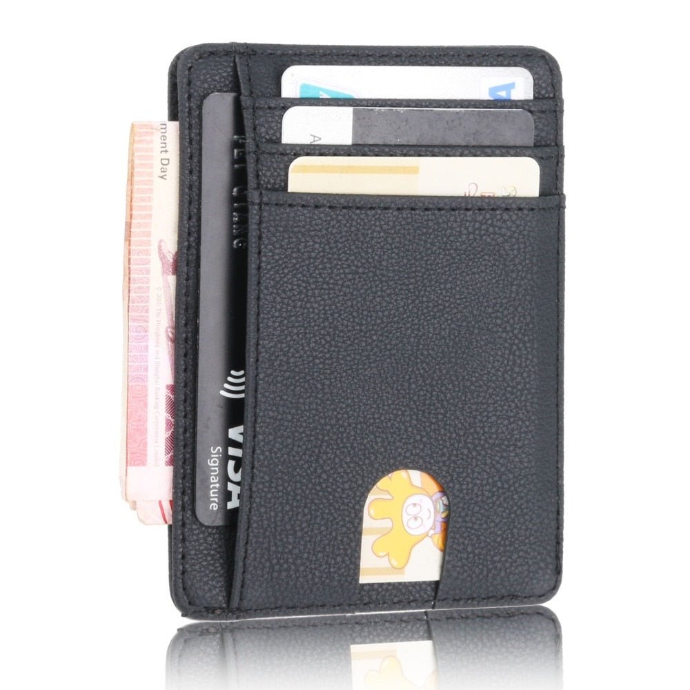 Slim Profile RFID Blocking Leather Wallet and Card Holder - ULT Gear