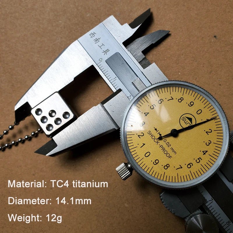 Titanium Alloy Pocket Multi-Tool Dice Set - ULT Gear