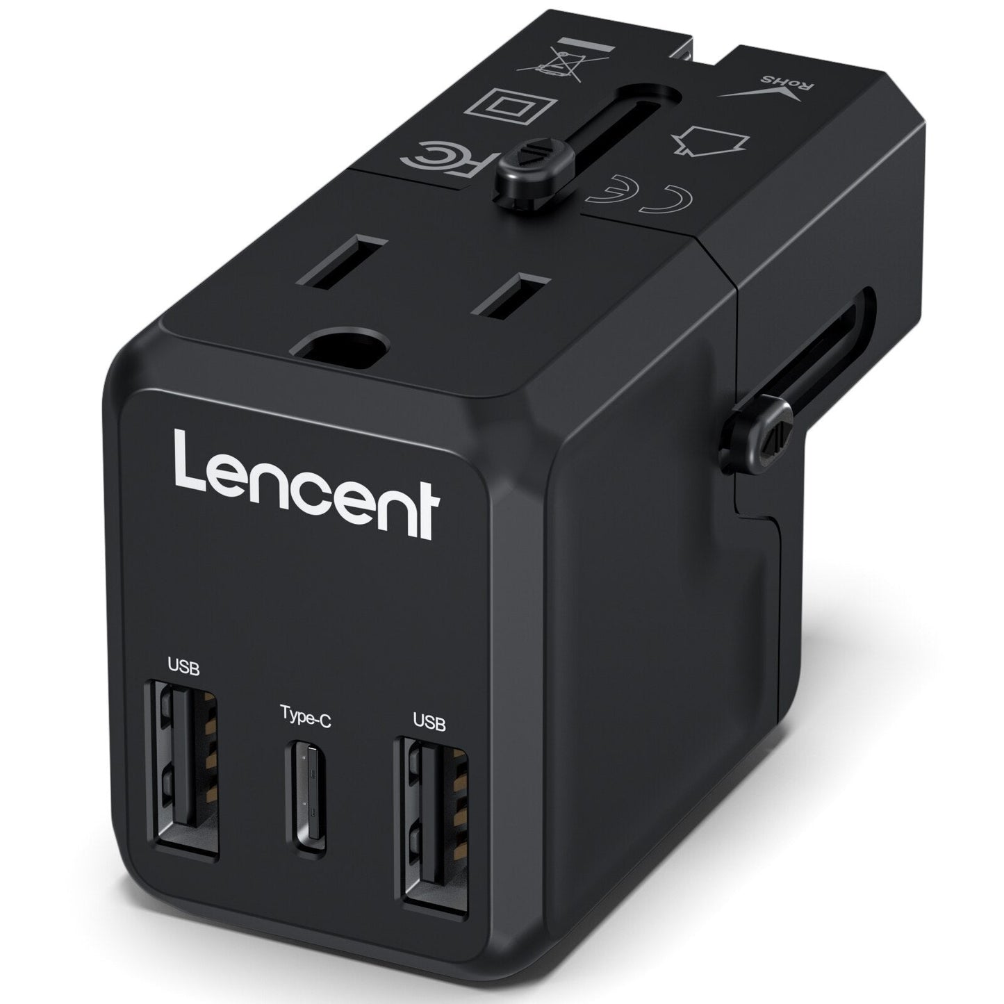 Ultraportable International Travel Adapter by LENCENT - ULT Gear