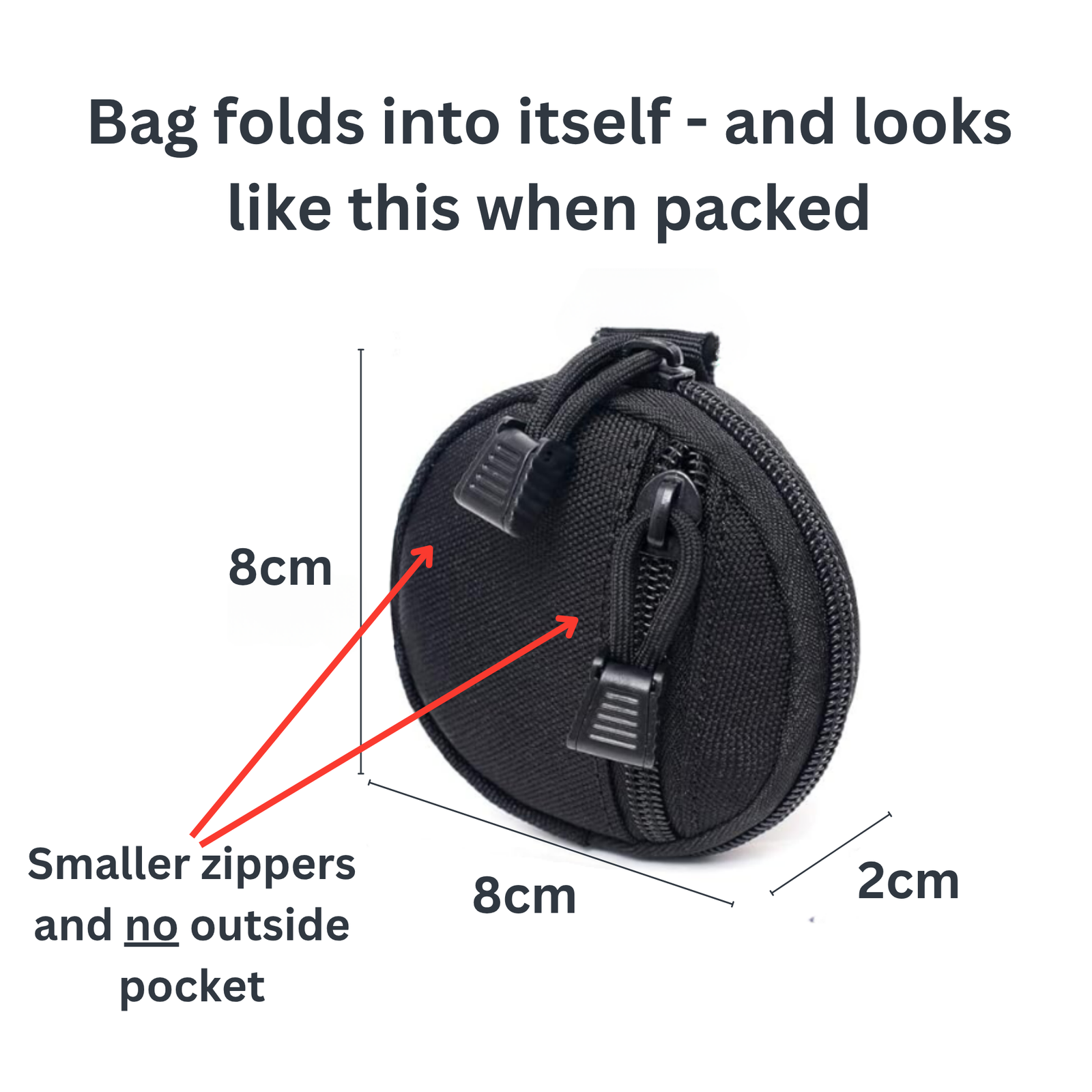 Packable Keychain Tote Bag