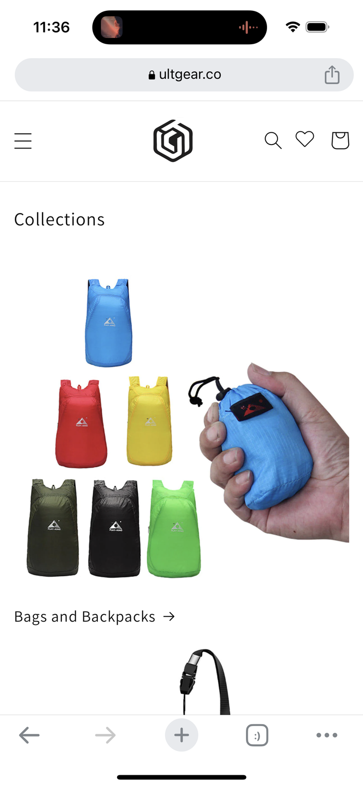 Packable Keychain Tote Bag