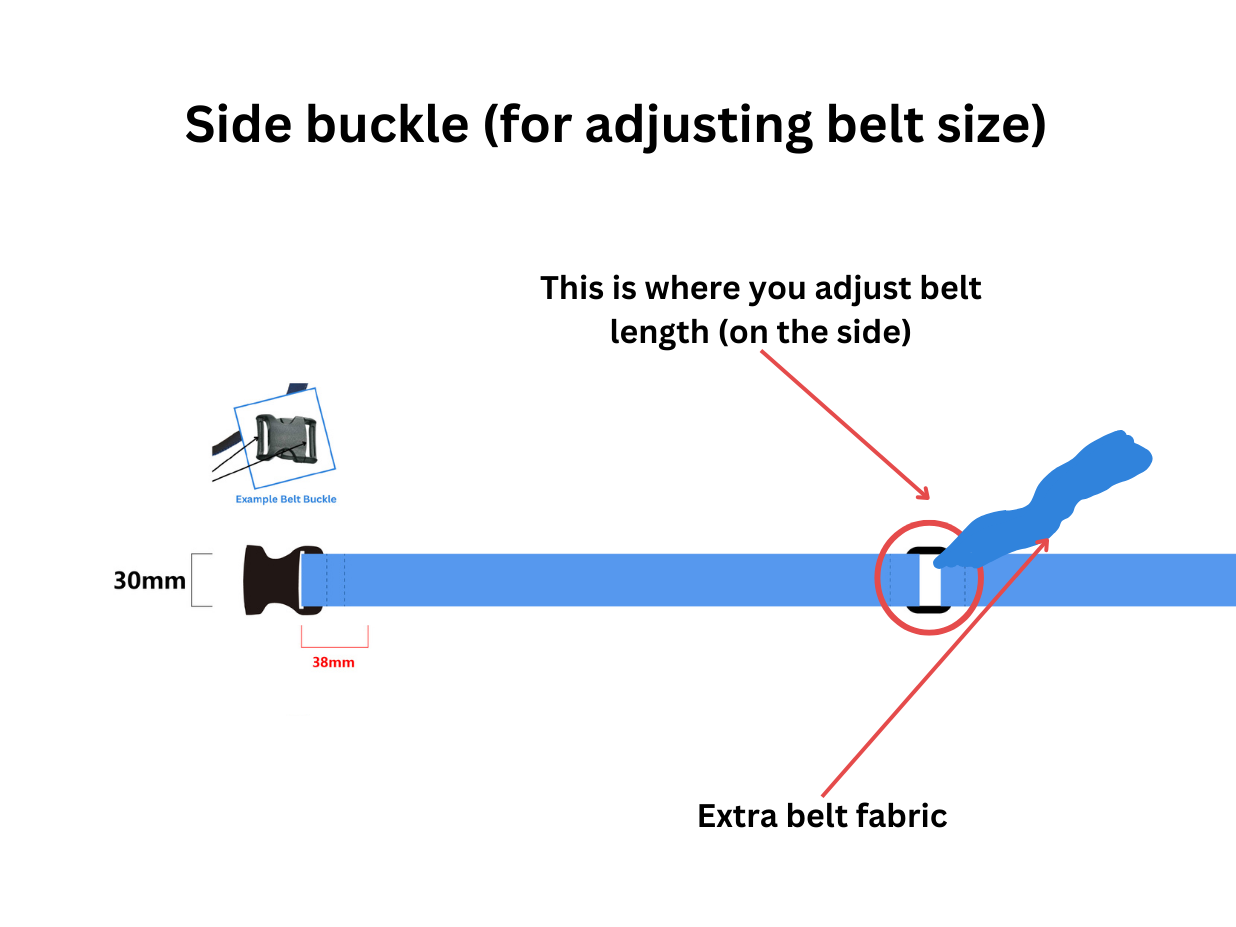 Hidden Pocket Travel Belt