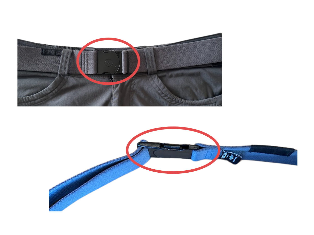 Hidden Pocket Travel Belt