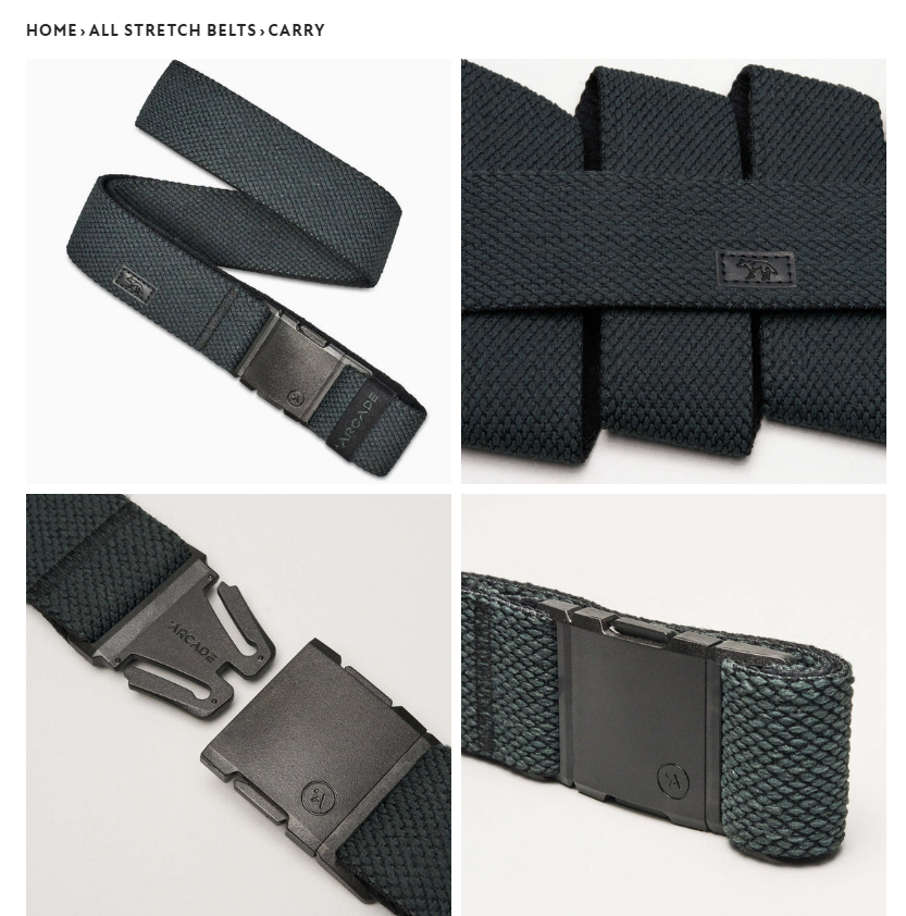 Hidden Pocket Travel Belt