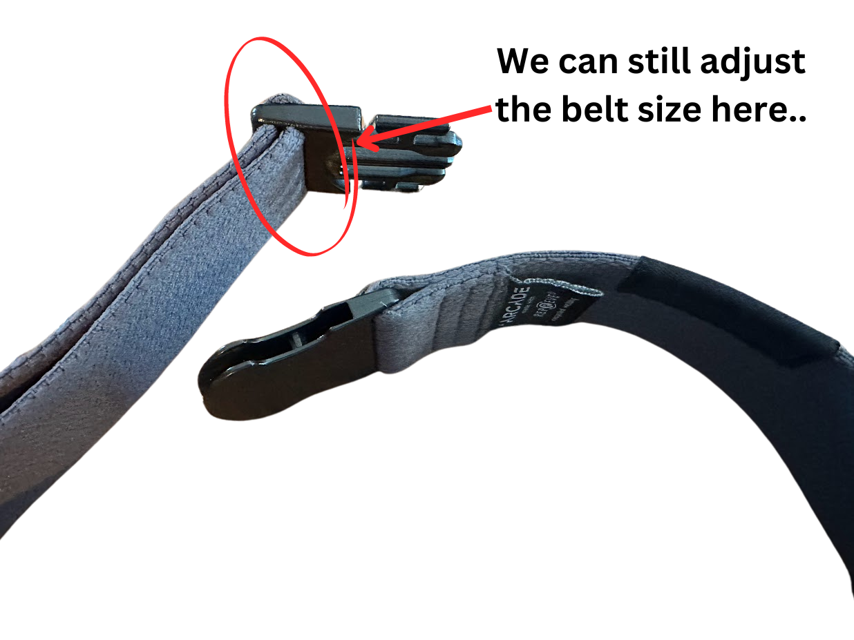 Hidden Pocket Travel Belt