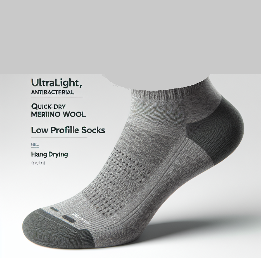 Quick-Dry Travel Socks